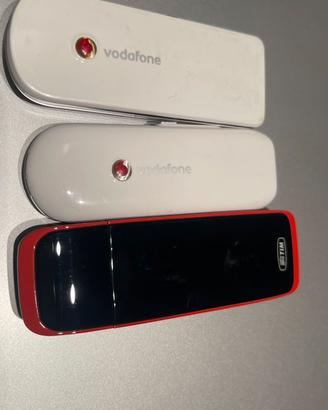 Tre Chiavette Internet USB Vodafone e TIM