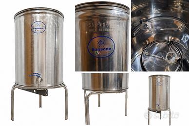 Serbatoio Inox SANSONE 200 Litri con galleggiante