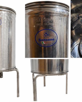 Serbatoio Inox SANSONE 200 Litri con galleggiante