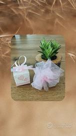 Base Porta Candela Lumini Vasetto In Legno Natural