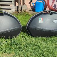 Coppia di valigie laterali moto Kappa K33 