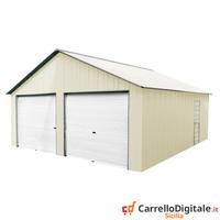 Box cantiere 664x721 due saracinesche avorio