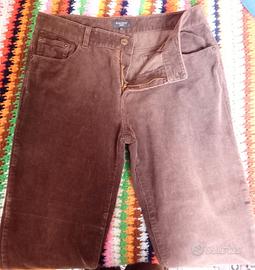 Pantaloni donna velluto a costine