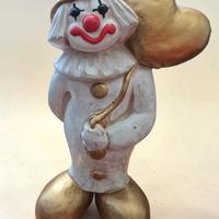 Vecchio pupazzo thun pagliaccio