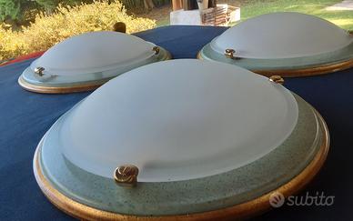 Tre Plafoniere Alogene