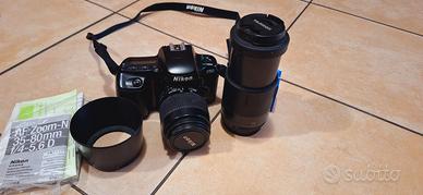 Nikon F50+ obiettivo 35-80 e 80-210