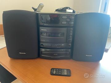 Panasonic lettore cd e cassette