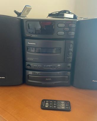 Panasonic lettore cd e cassette