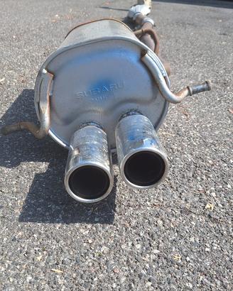 Impianto scarico completo Subaru WRX 2002-2005 GD
