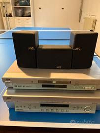 Amplificatore JVC RX-E100R e DVD JVC XV-E100