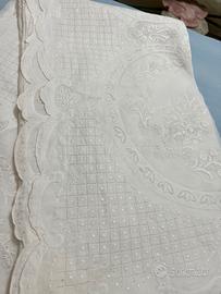 Coperta letto matrimoniale filè