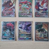 6 carte Pokemon Vmax originali rarissime