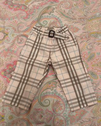 pantaloni burberry