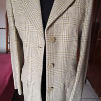 Giacca donna Principe di Galles in lana, taglia 44