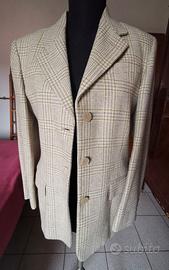 Giacca donna Principe di Galles in lana, taglia 44