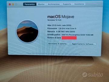 IMAC 21,5" ULTRA SLM 500GB SSD