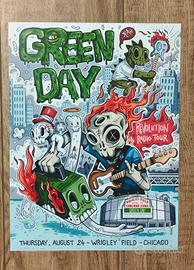 Poster "Green Day" Live in Chicago 2017