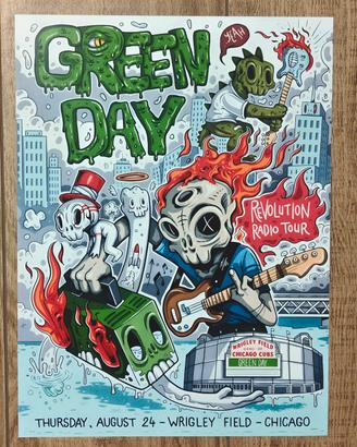 Poster "Green Day" Live in Chicago 2017