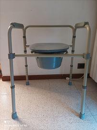 Sedia WC - Comoda WC  per Anziani - NUOVA