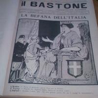 1912 Giornale illustrato IL BASTONE racc 32 numeri