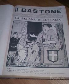 1912 Giornale illustrato IL BASTONE racc 32 numeri