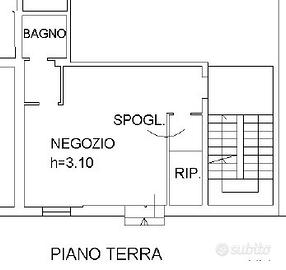 Locale per negozio parrucchiera o commerciale