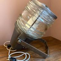 Grande lampada navale art deco