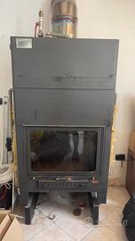 Termocamino Vibrok a legna 33,4 kW
