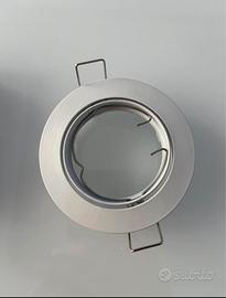 Portafaretto LED Incasso orientabile tondo GU10