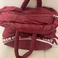 Borsa Moon Boot imbottita bordeaux
