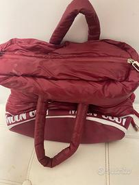 Borsa Moon Boot imbottita bordeaux