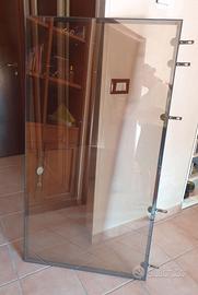 scaffale grande SCAVOLINI con anta vetro fumè