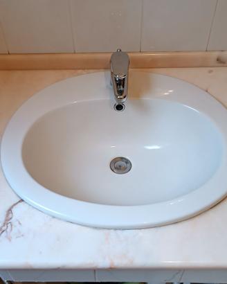 ripiano bagno marmo rosa Portogallo