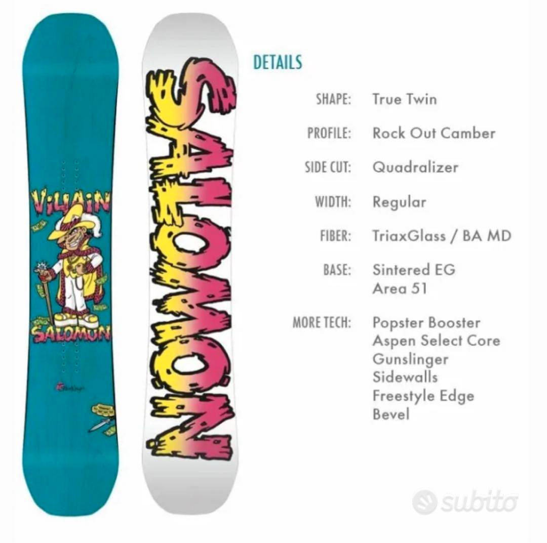 SALOMON/THE VILLAIN CLASSICKS 153cm サロモン ビレイン villain