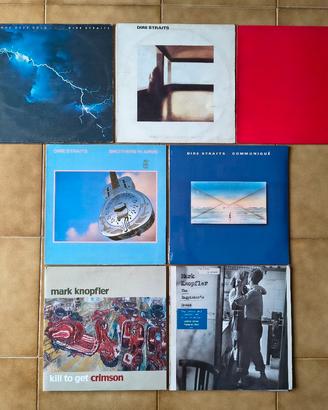 7 LP DIRE STRAITA e MARK KNOPFLER vinili rari