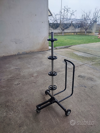 Carrello porta gomme