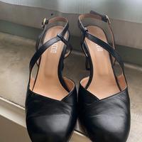 Scarpe nere in pelle n38