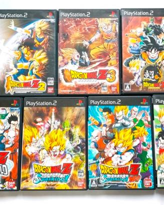 Dragon Ball Z PS2 Japan Collection - 8 Titoli Cult