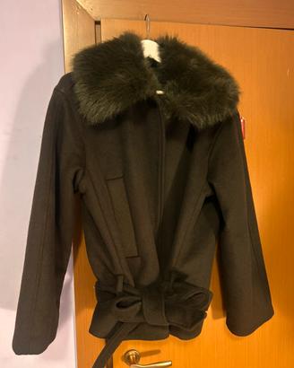 cappotto zara con pelliccia povo usato