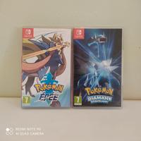 due giochi Pokemon per Nintendo switch 