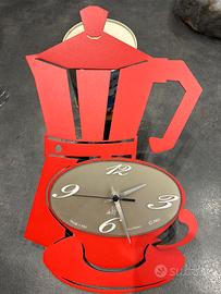 Orologio Arti e Mestieri rosso moka