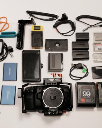 Blackmagic 4k con accessori