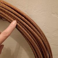 Corda di rame rosso nudo mm 6