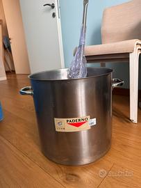 pentola inox serie 1000 paderno satin steel