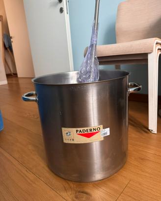 pentola inox serie 1000 paderno satin steel