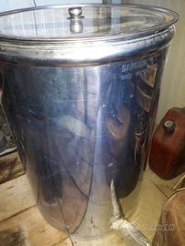 Fusto acciaio inox 300 litri