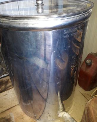 Fusto acciaio inox 300 litri