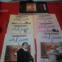 Raccolta 6 fascicoli "grandi momenti della lirica
