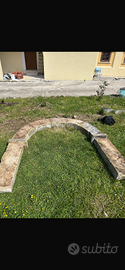 Arco in pietra completo