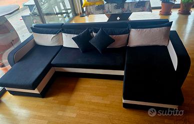 DIVANO LETTO  IN TESSUTO 